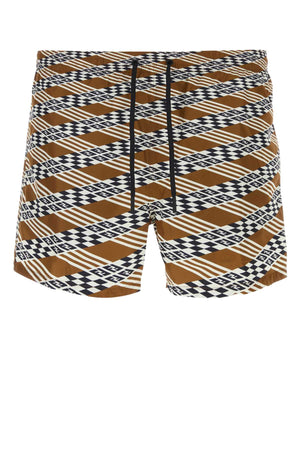 FENDI Stylish Printed Mini Swimming Shorts for Men