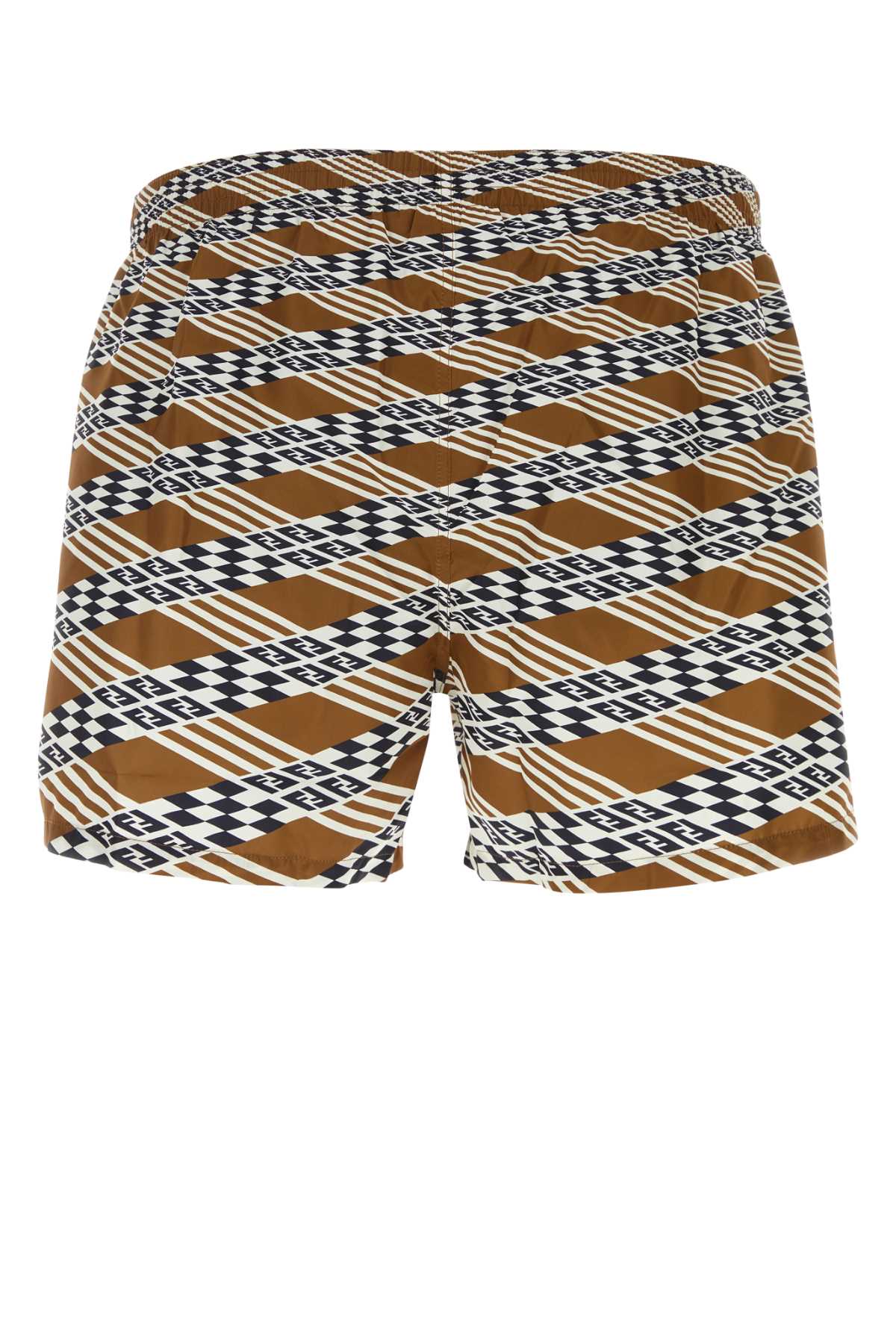 FENDI Stylish Printed Mini Swimming Shorts for Men