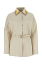 FENDI Ivory Canvas Jacket for Women - 24S Collection