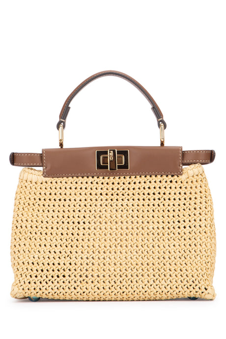 FENDI Chic Mini Macrame Handbag