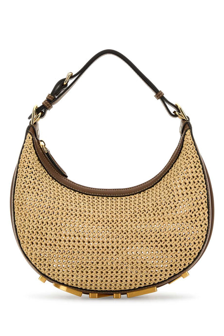 Mini Straw Fendigraphy Handbag - A Timeless Classic