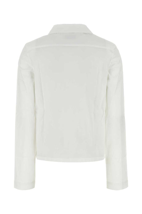 MIU MIU Classic White Poplin Shirt for Women