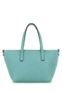 FENDI Mini Light Blue Leather Roll Handbag