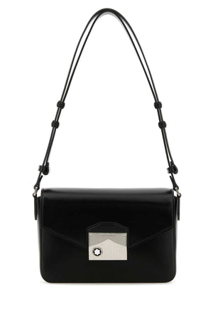 MONTBLANC Mini Black Leather Meisterstuck Crossbody Handbag