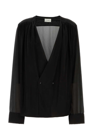 SAINT LAURENT Elegant Silk Crepe Shirt for Men