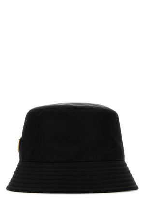 PRADA Recycled Black Bucket Hat for Women