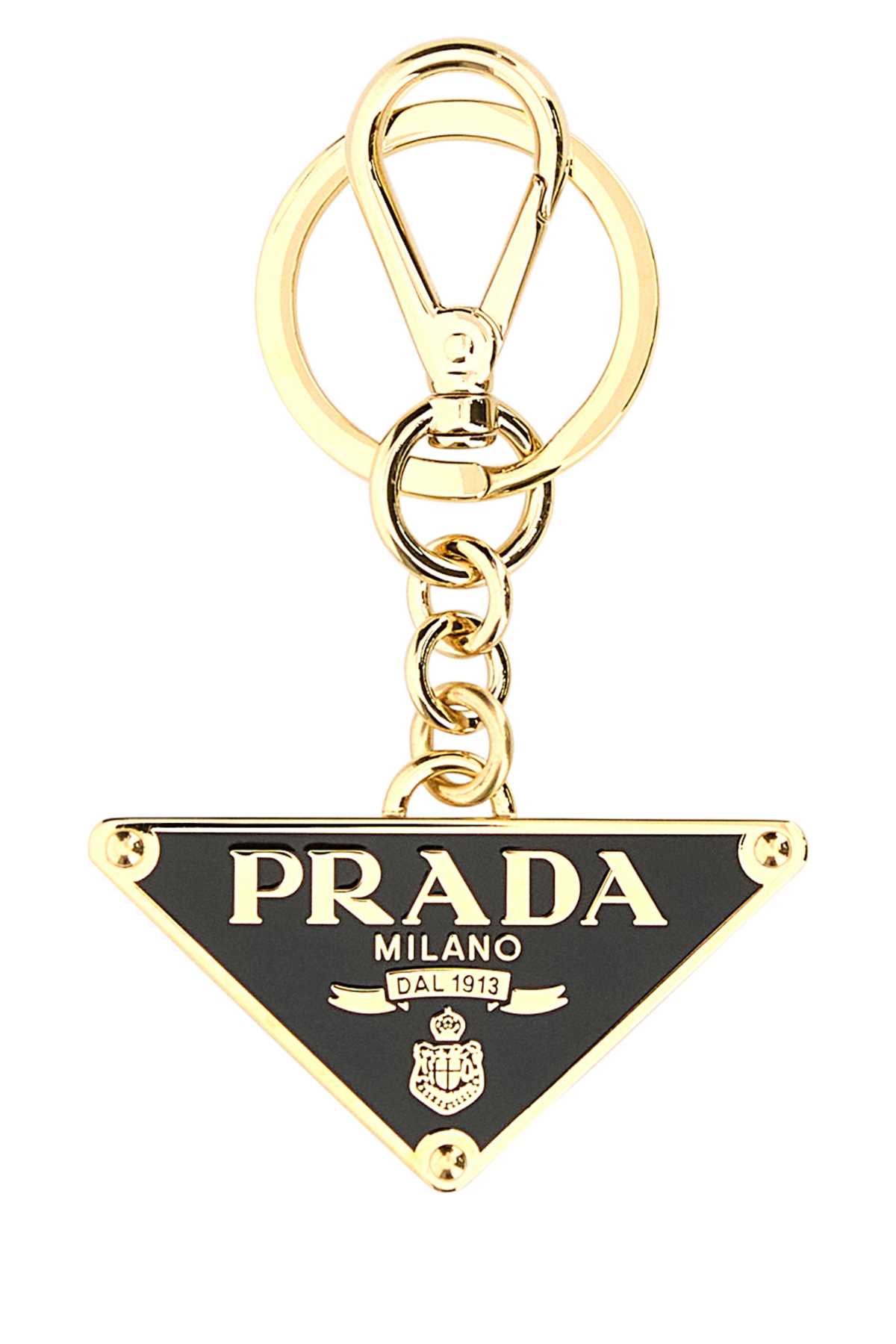 PRADA Chic Mini Metal Key Ring