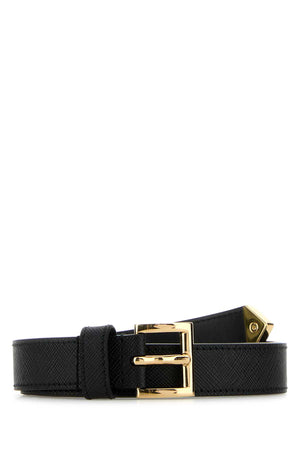 PRADA Sleek Leather Belt - 2 cm Height