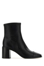 TORY BURCH Elegant Black Leather Ankle Boots - 7 cm Heels for Women