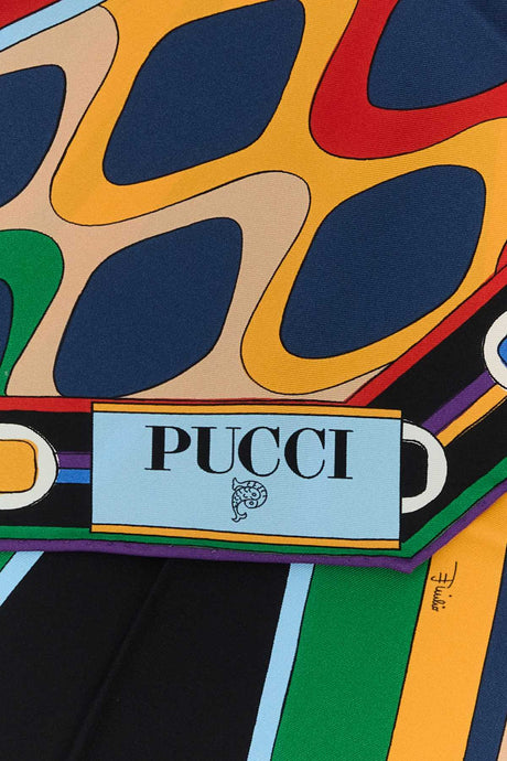 EMILIO PUCCI Printed Silk Foulard - 140 cm x 43 cm