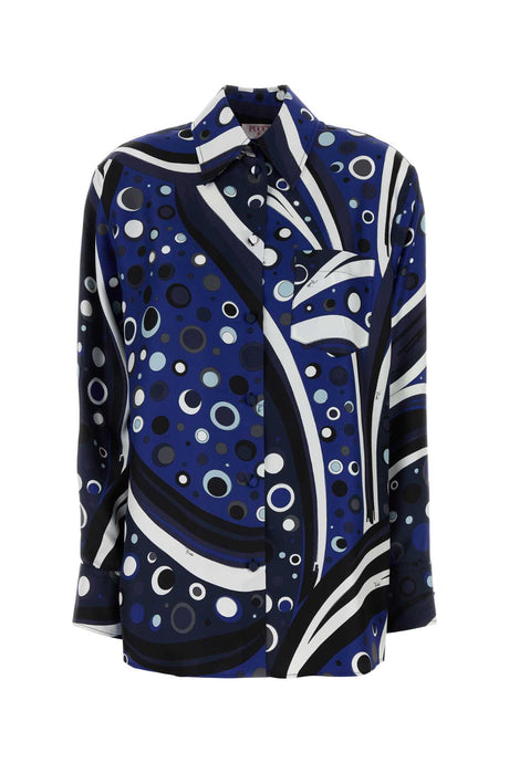 EMILIO PUCCI Printed Silk Shirt for Women - 24W Collection