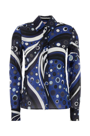 EMILIO PUCCI Printed Cotton Shirt for Women - Perfect for Spring 2024