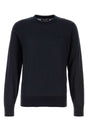 DOLCE & GABBANA Midnight Blue Silk Knit Sweater for Men