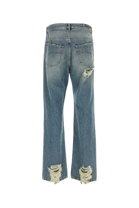 BALENCIAGA Light Blue Denim Jeans for Men