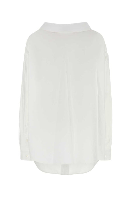 BALENCIAGA Chic Women's Classic Popeline Shirt