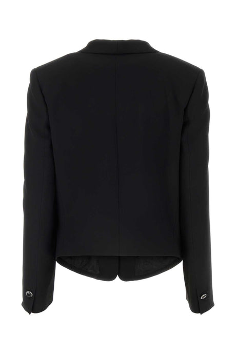 ALBERTA FERRETTI Chic Black Acetate Blend Blazer