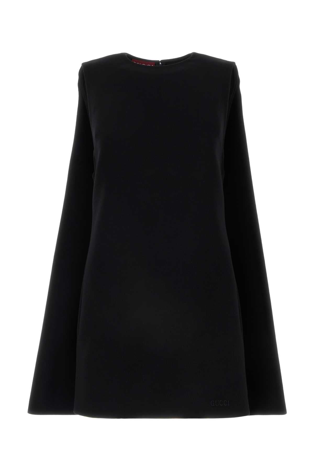 GUCCI Chic Black Wool Mini Dress for Women