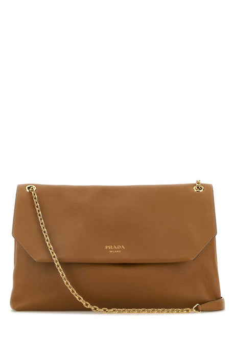 PRADA Mini Leather Shoulder Handbag - 37 cm x 27 cm