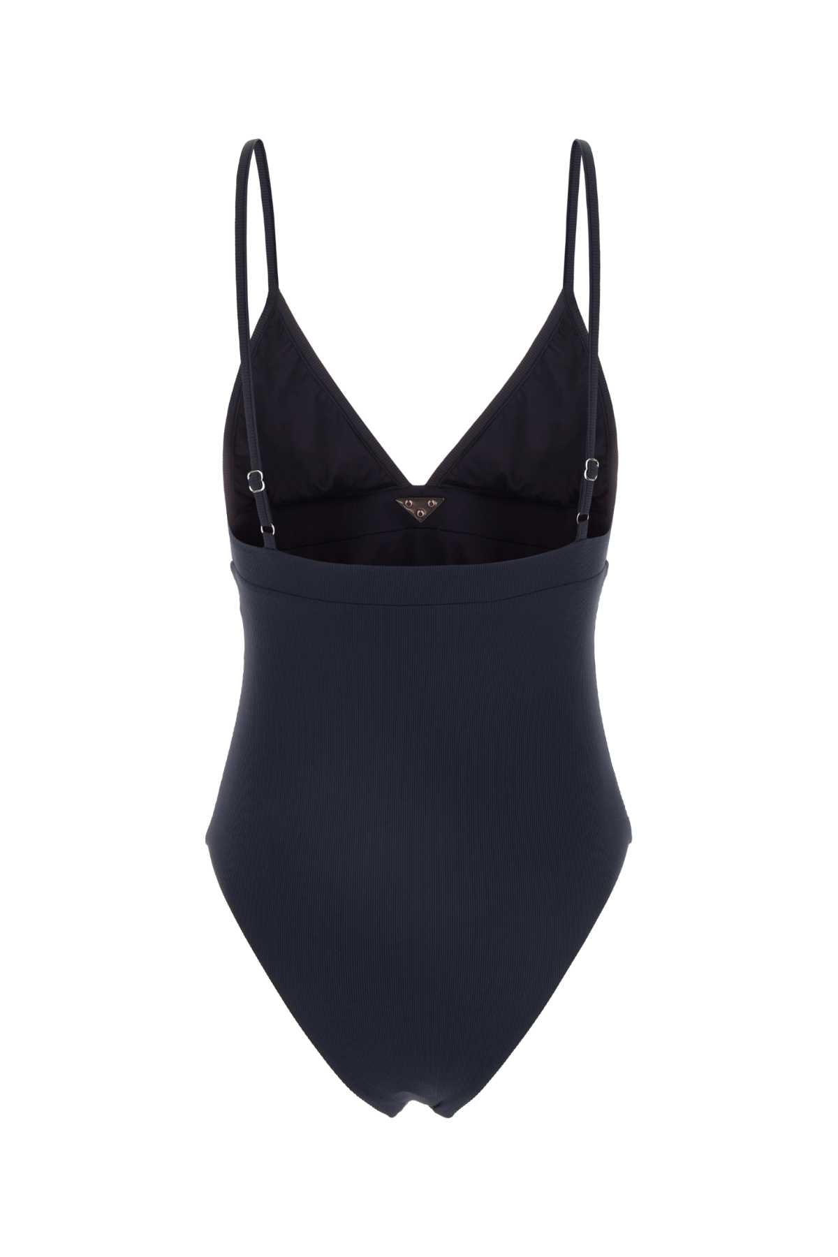 PRADA Midnight Blue Stretch Nylon Swimsuit for Women