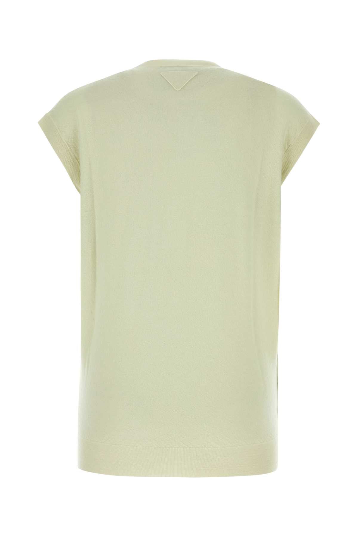 PRADA Pastel Green Cashmere Vest