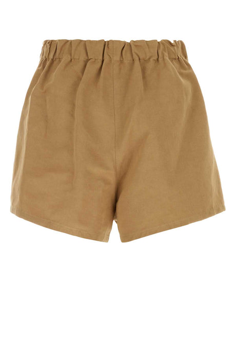 PRADA Cotton Blend Mini Shorts for Women