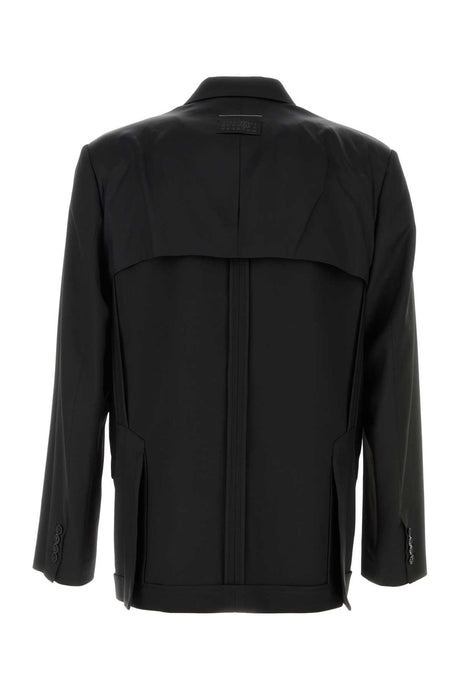 MM6 MAISON MARGIELA Black T-Shirt Blazer for Men