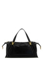 CHLOE Mini Black Leather Paraty 24 Shopping Handbag