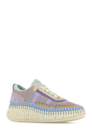 CHLOE Multicolor Fabric Nama Sneakers for Women