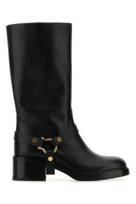 CHLOE Dakota Black Leather Boots for Women