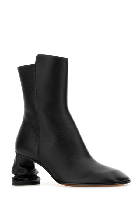 ALEXANDER MCQUEEN Stylish Mini Ankle Boots with 7 cm Heel Height for Women