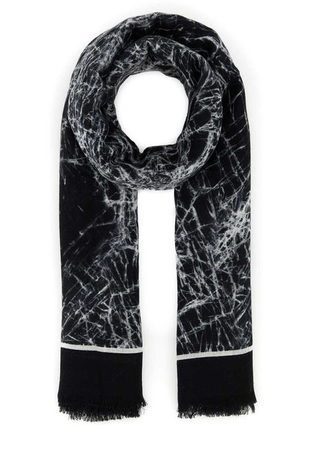 ALEXANDER MCQUEEN Elegant Printed Wool Scarf - 138x138 cm