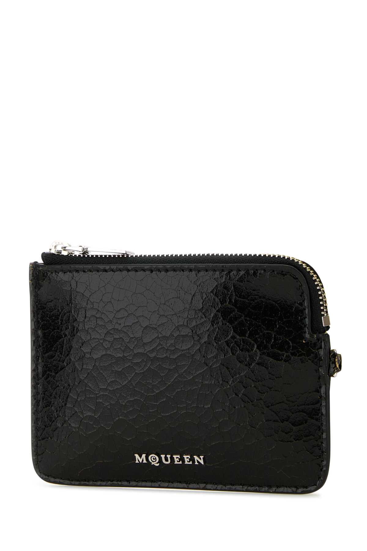 ALEXANDER MCQUEEN Sophisticated Leather Card Holder - 13 cm x 9 cm