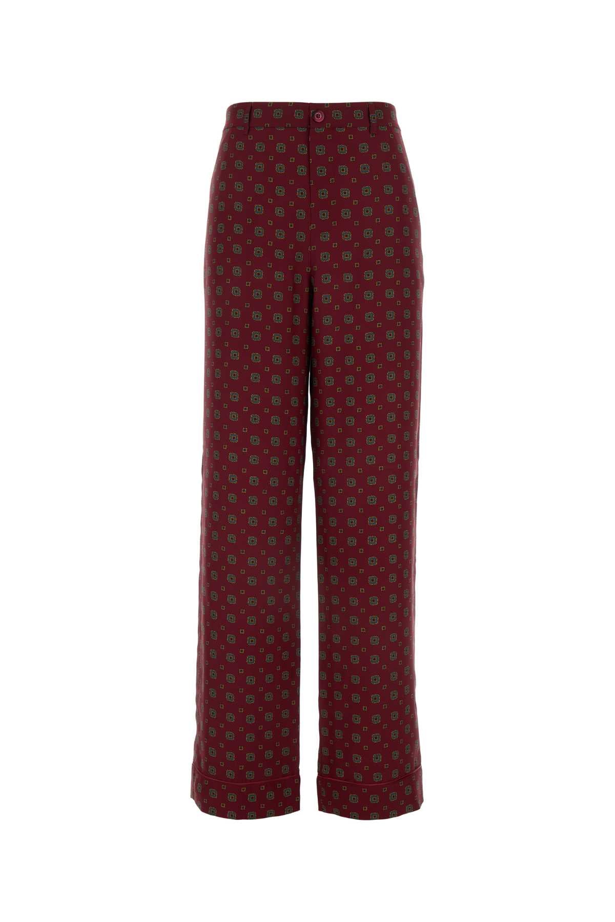 MOSCHINO Silk Printed Pant for Women