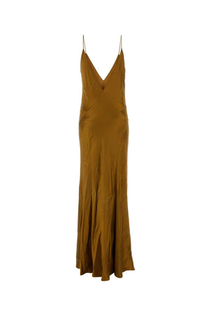 SAINT LAURENT Satin Long Dress for Women