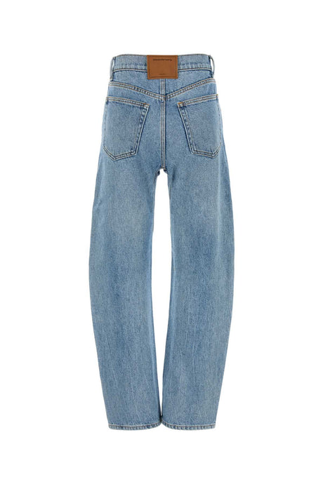 ALEXANDER WANG Light Blue High-Waisted Denim Jeans