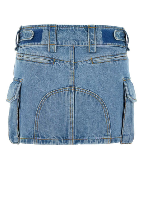 ALEXANDER WANG Chic Denim Mini Skirt for Women