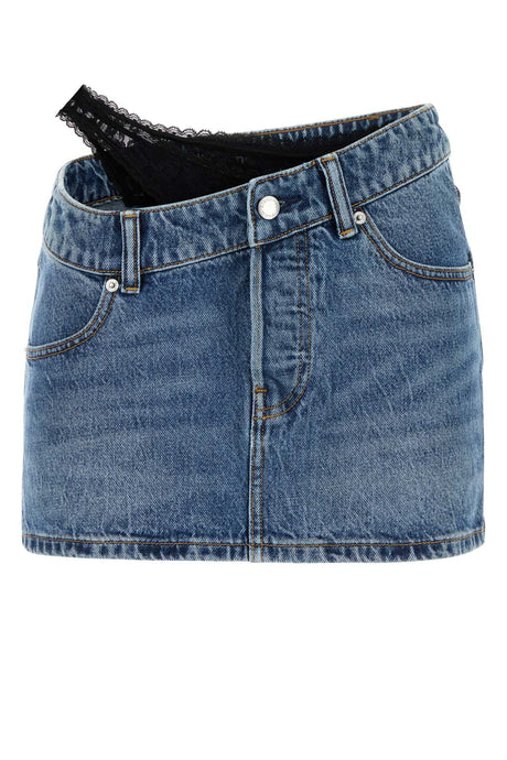 ALEXANDER WANG Chic Denim Mini Skirt