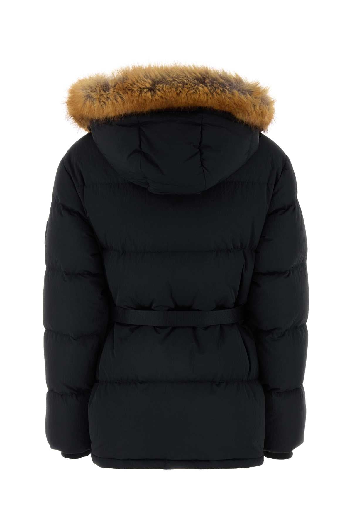 BURBERRY Women's Mini Black Nylon Down Jacket