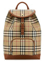 BURBERRY Check Print Eco-Friendly Backpack - 24 cm x 37 cm x 13 cm