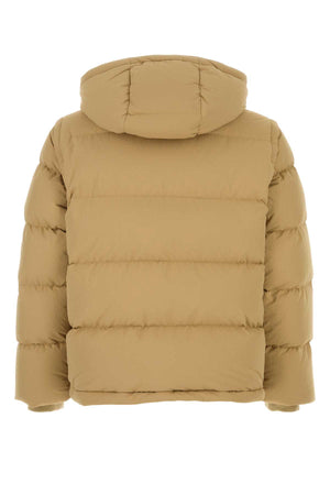 BURBERRY Padded Beige Nylon Jacket for Men