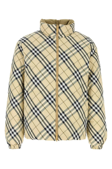 BURBERRY Reversible Down Jacket with Checked Print - For Men