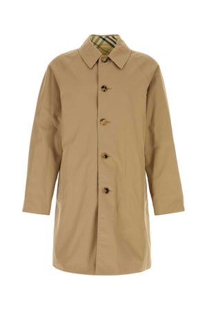 BURBERRY Reversible Beige Cotton Trench Jacket for Men