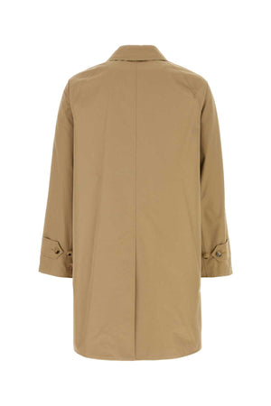 BURBERRY Reversible Beige Cotton Trench Jacket for Men