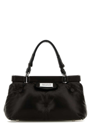 MAISON MARGIELA Mini Black Leather Glam Slam Handbag