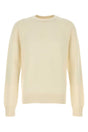 MAISON MARGIELA Ivory Wool Sweater for Men - Fall/Winter Collection