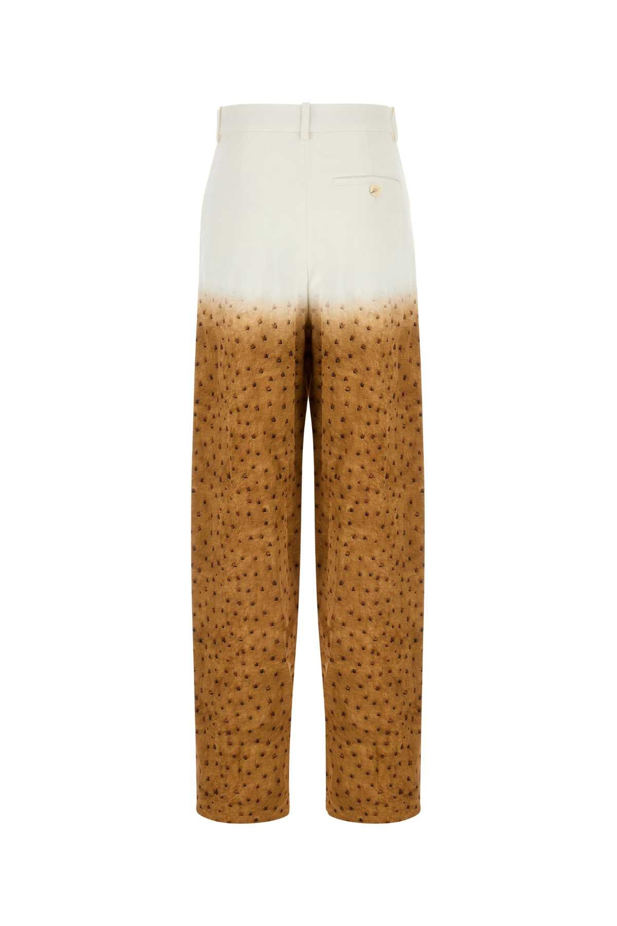 LOEWE Printed Crepe Pants for Women