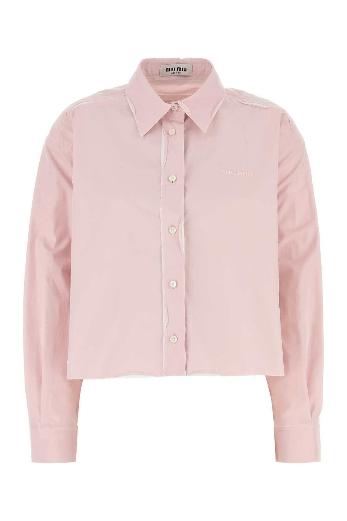 MIU MIU Mini Poplin Shirt for Women