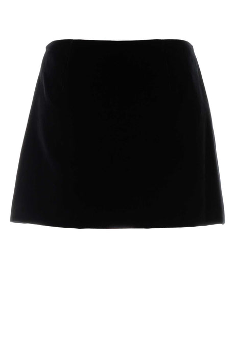 PRADA Luxurious Velvet Mini Skirt