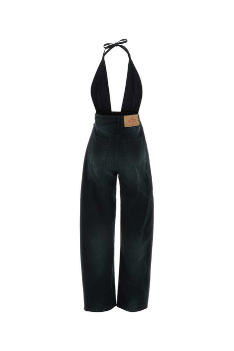 PRADA Chic Black Denim Jumpsuit for Women