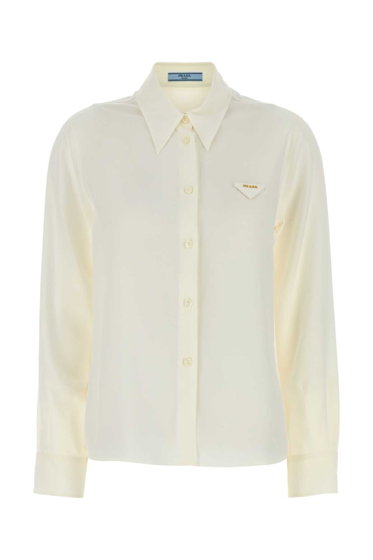 PRADA Elegant Silk Button-Up Shirt for Women